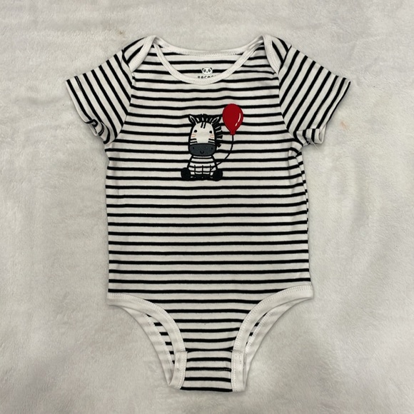 Rococo zebra theme bodysuits set of 3 - Picture 5 of 7